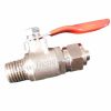Сферичен кран 1/4"M x 3/8"NUT шлаух